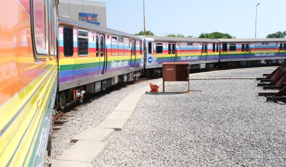 The CTA’s Rainbow-Wrapped Pride Train Has Returned To The Tracks For 2023