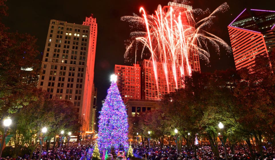 The 110th Annual City Of Chicago Christmas Tree Lighting Ceremony Takes Place Tonight