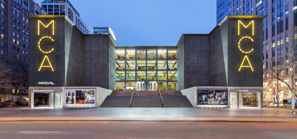 Exterior of Museum of Contemporary Art Chicago