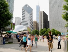 Metal Detectors And Security Checkpoints Have Now Been Installed At Millennium Park