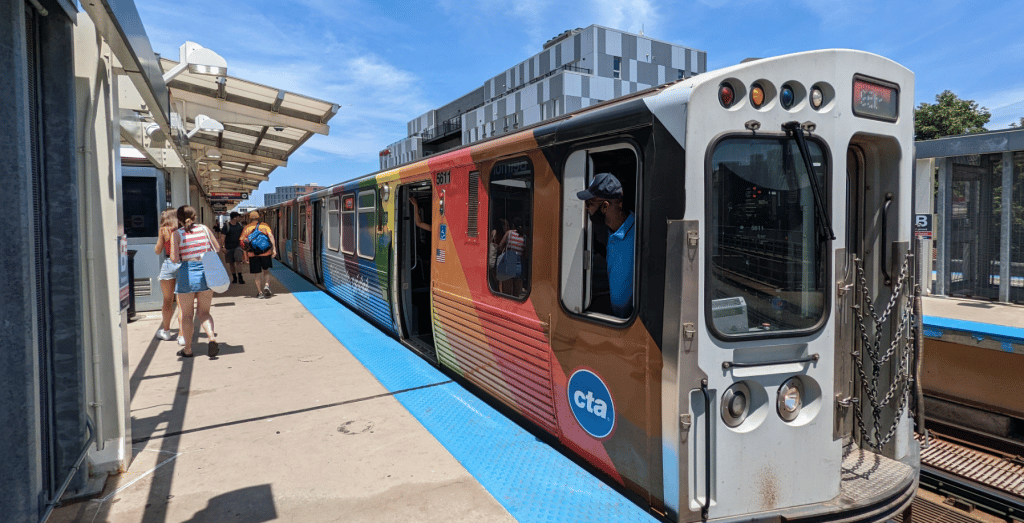 CTA’s Rainbow-Wrapped Pride Train Has Returned And Will Run Through Fall