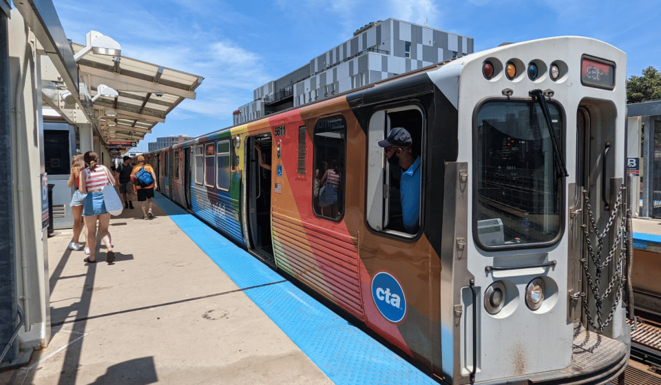 CTA’s Rainbow-Wrapped Pride Train Has Returned And Will Run Through Fall