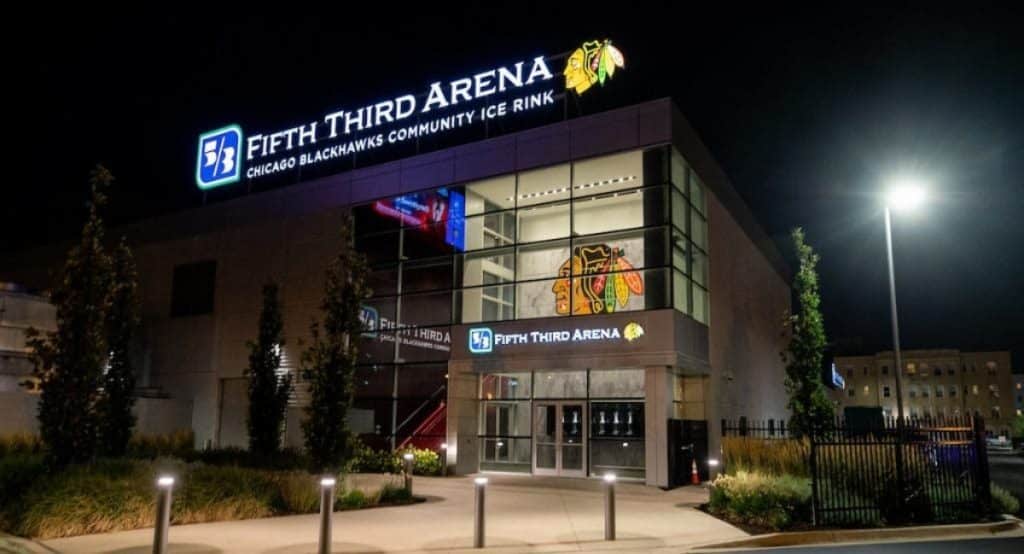 Exterior of the Fifth Third Arena