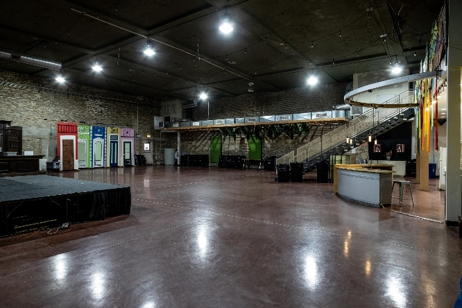 Interior of the Segundo Ruiz Belvis Cultural Center 