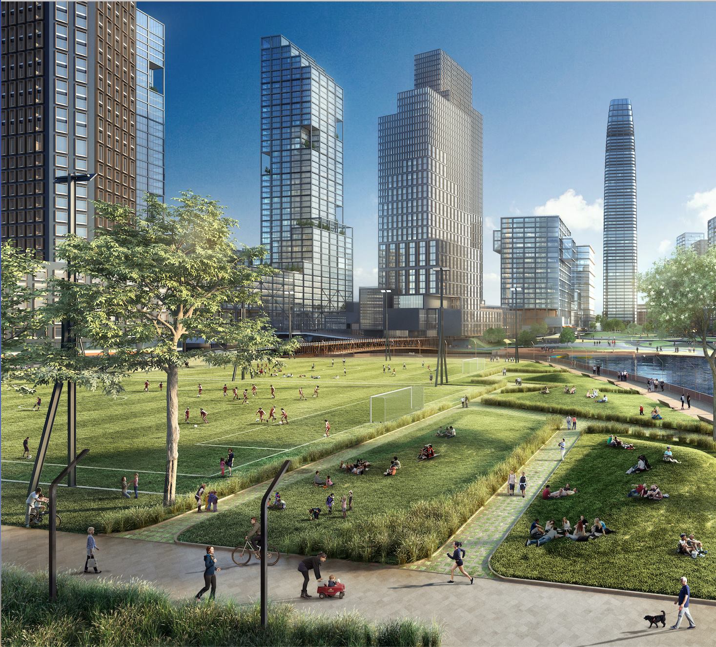 Rendering of Lincoln Yards