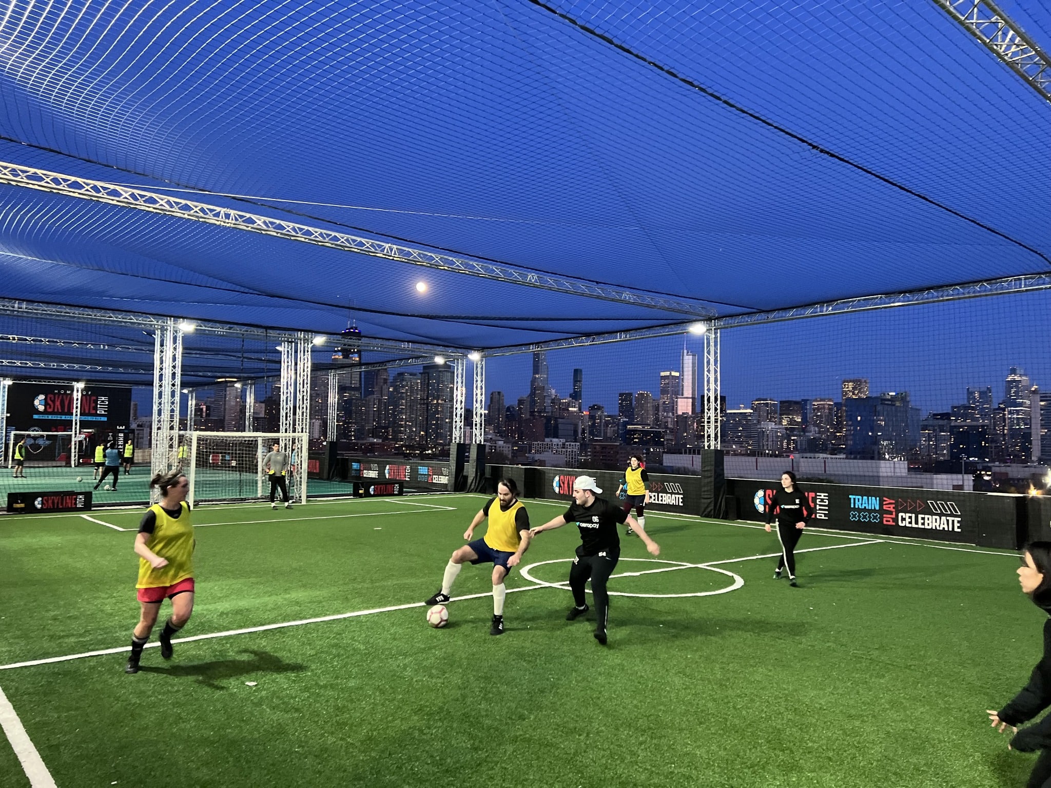 Play Soccer In The Sky At Chicago's 1stEver Rooftop Soccer Pitch