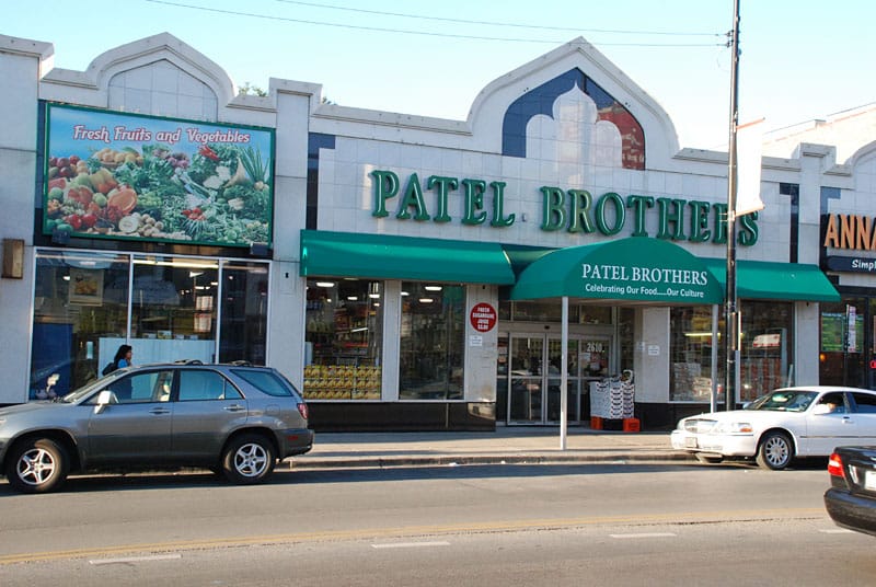 Exterior of Patel Brothers