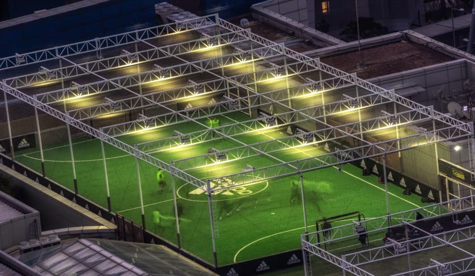 Chicago’s First-Ever Rooftop Soccer Pitch Has Opened In Lincoln Park