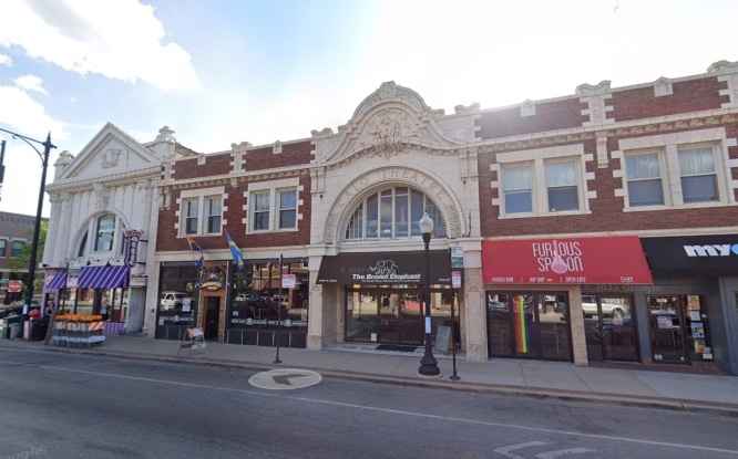 Exterior of the Brown Elephant in Andersonville