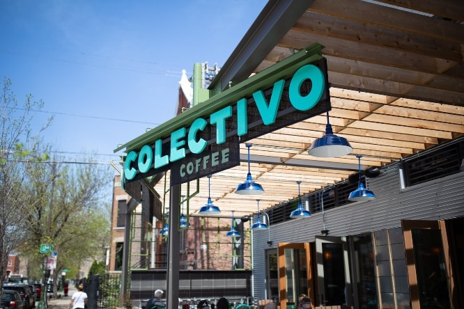 Exterior of Colectivo Coffee
