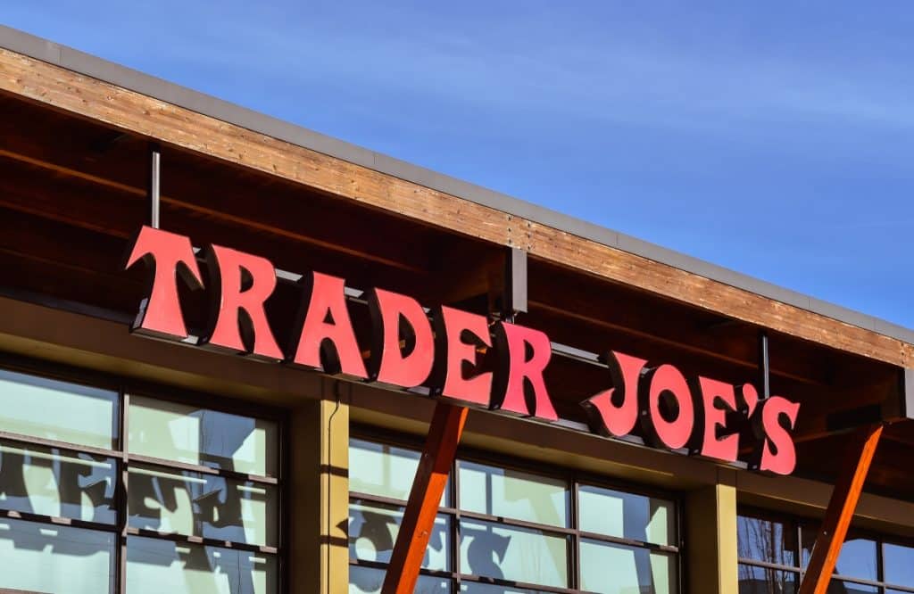 Image of a trader Joe's sign
