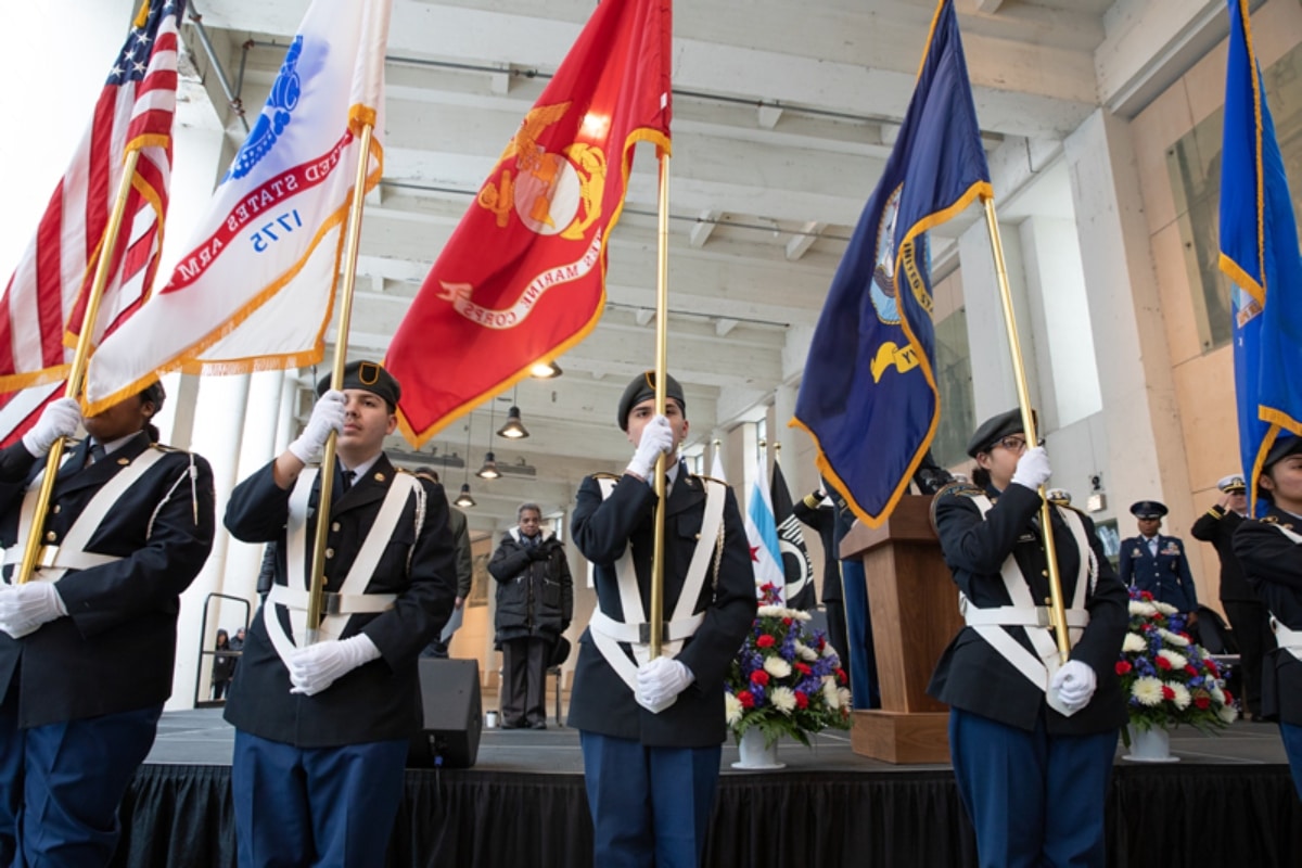 Chicago Bears Honor the Military for Veterans Day at Soldier Field