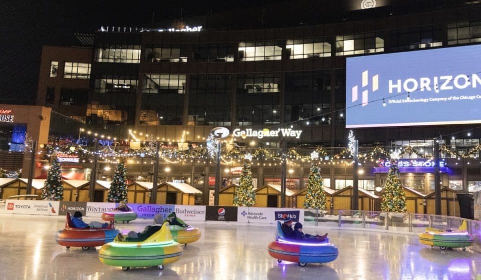 Embrace Adventure This Season With A Brand New ‘Ice Bumper Car’ Course On Wrigley Field