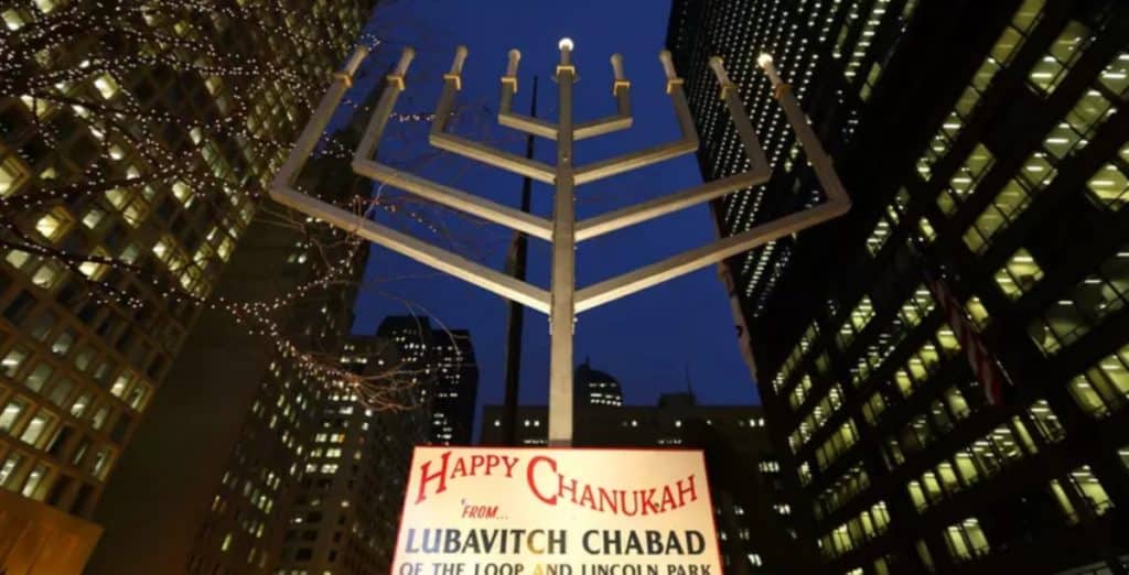 Celebrate Hanukkah With A Giant Menorah Lighting at Chicago’s Daley Plaza Tonight
