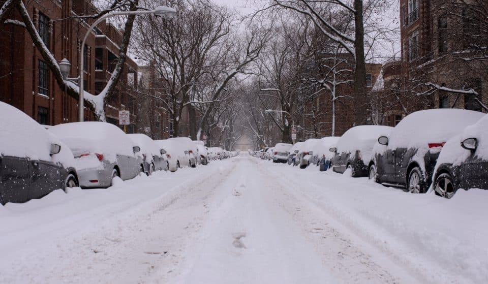 City Officials Urge Chicagoans To Stay Indoors As The Winter Storm Hits The Area