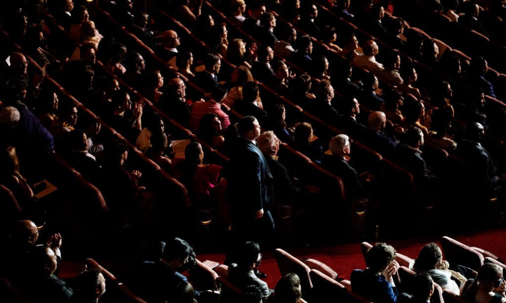 Photo of people sat in an auditorium for the James Beard Foundation Restaurant and Chef Awards last year