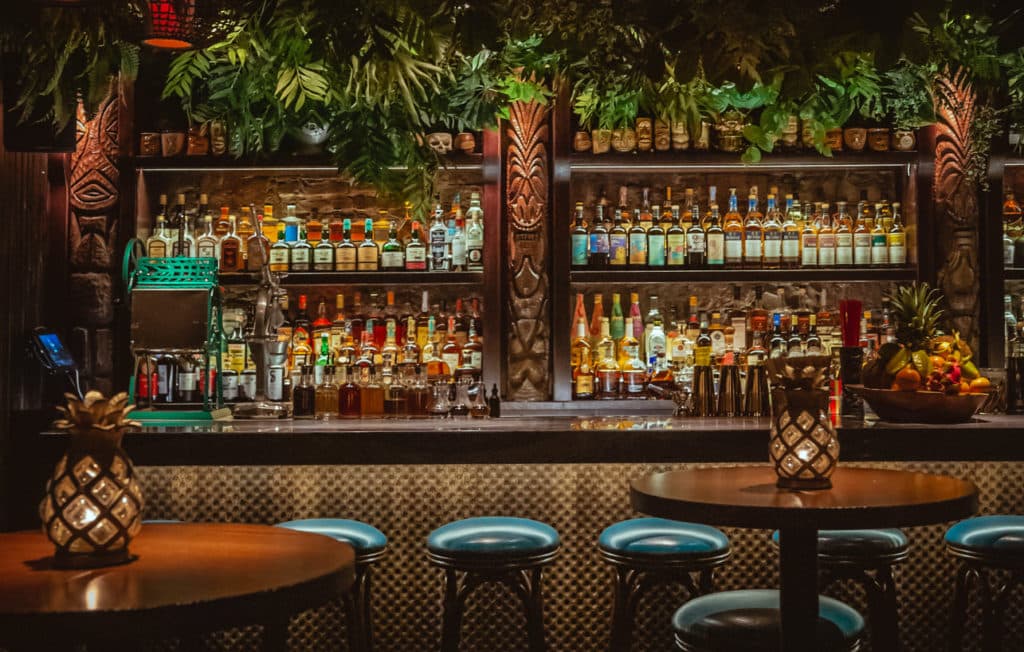 Image showing the Bamboo Room bar inside Three Dots and a Dash in Chicago's River North neighborhood