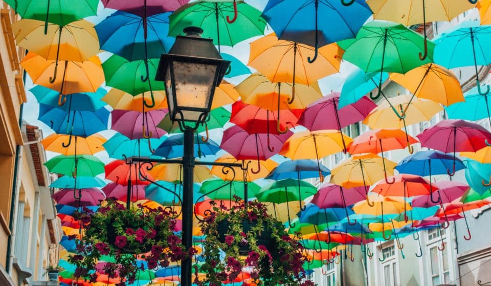 The World-Famous Umbrella Sky Project Leaves Chicagoland Next Month