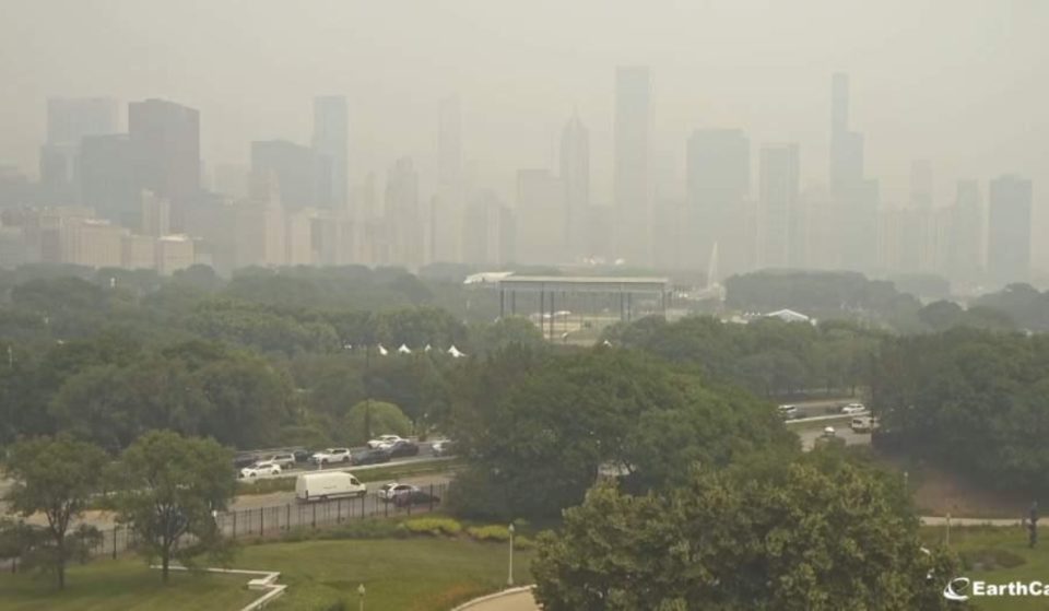 Chicago’s Air Quality Is Labeled Unhealthy Due To Smoke From Canadian Wildfire