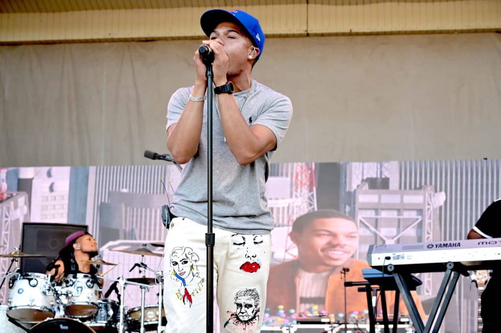 Taylor Bennett performs at 2019 Taste of Chicago at Petrillo Music Shell in Grant Park