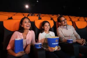 Image showing people enjoying a cinematic experience at a Regal movie theater in Chicago
